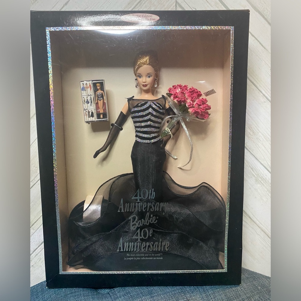 Barbie 40th Anniversary Doll in Elegant Black and silver
